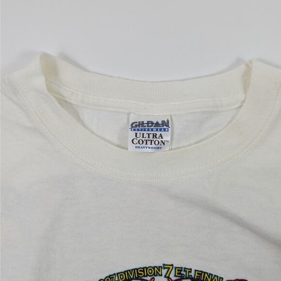 2007 Y2K Mens Drag Racing Large Shirt Las Vegas Strip Sin City Shootout NHRA - Picture 6 of 8